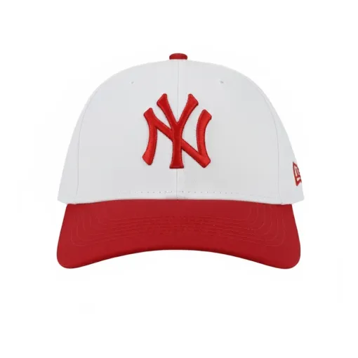 New Era 9FORTY New York Yankees Cap – White & Red Adjustable